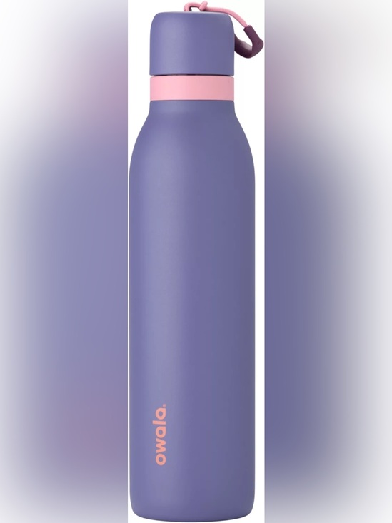 owala Other - Owalo Purple Stainless Steel Water Bottle with Pink Accent